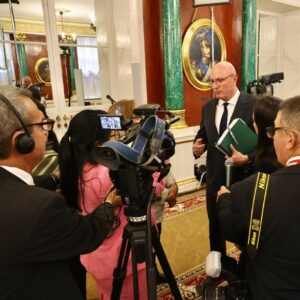 Dmitry Chernyshenko, vice primer ministro de Rusia, aseguró el ambicioso plan de inresiones. Foto: Alejandro Azcuy (Granma)